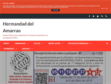 Tablet Screenshot of amarradoalacolumna.com